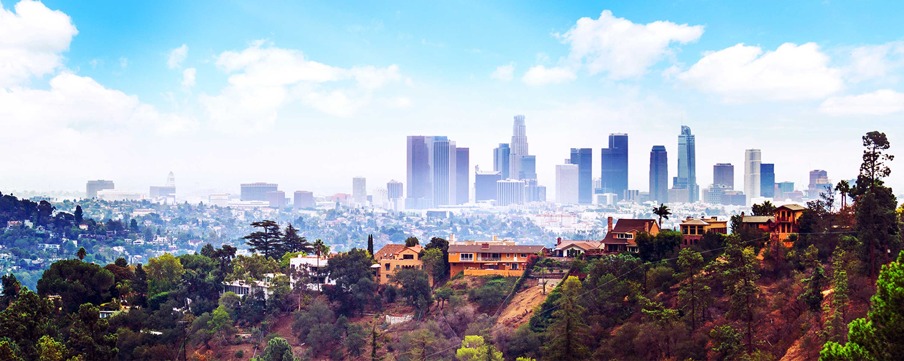 Downtown Los Angeles from a distance