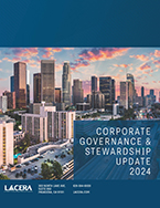 Corporate Governance and Stewardship Update brochure cover