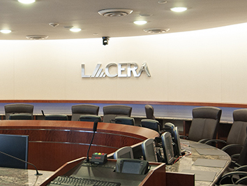 LACERA board room.